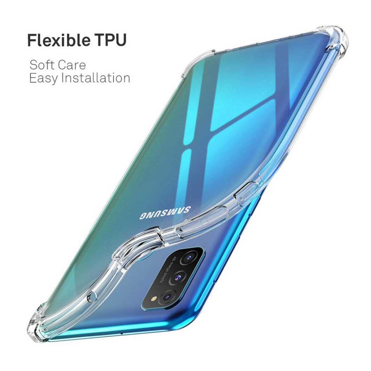 Funda Gel Tpu Anti-Shock Transparente para Samsung Galaxy M30s / M21