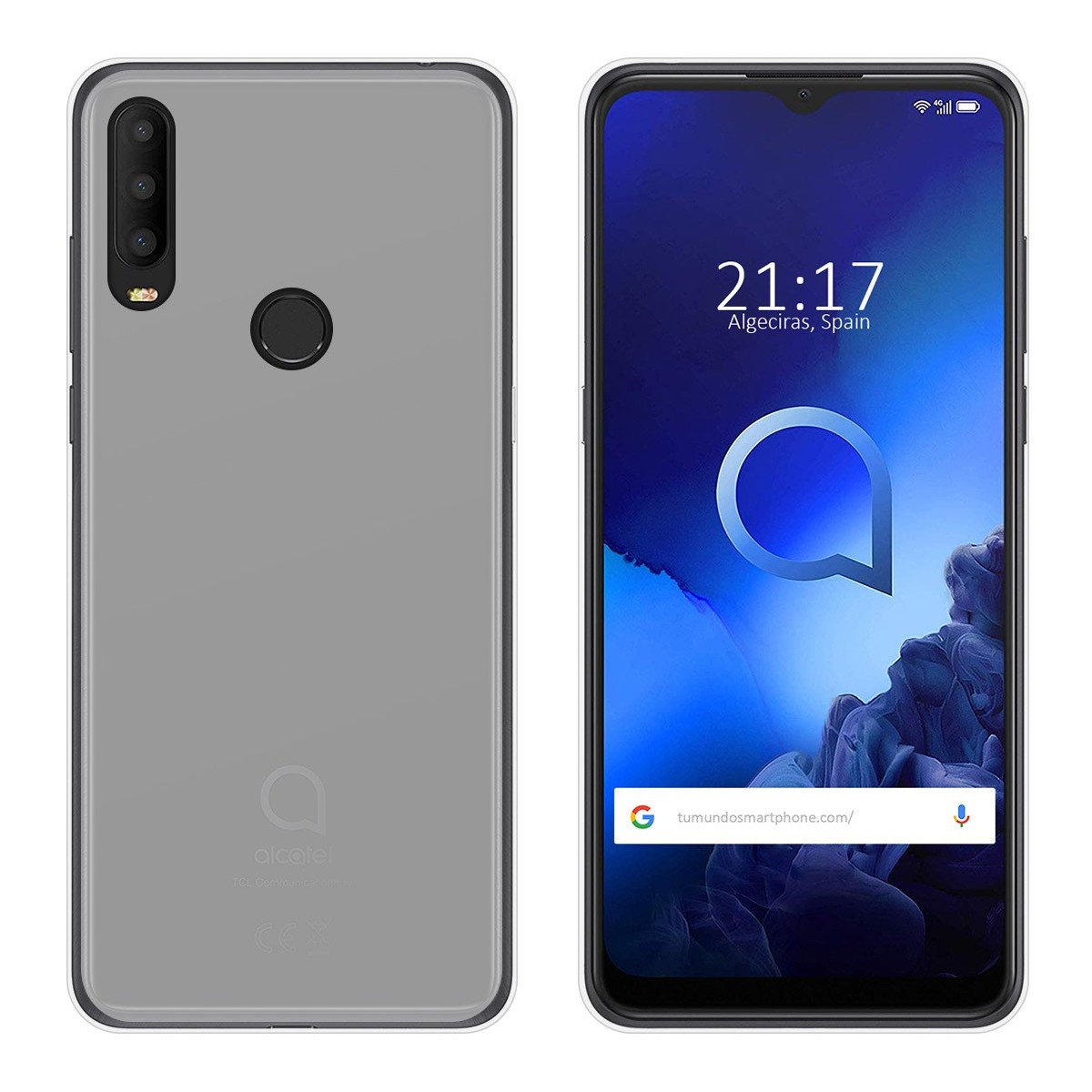 Funda Gel Tpu para Alcatel 3X 2020 Color Transparente