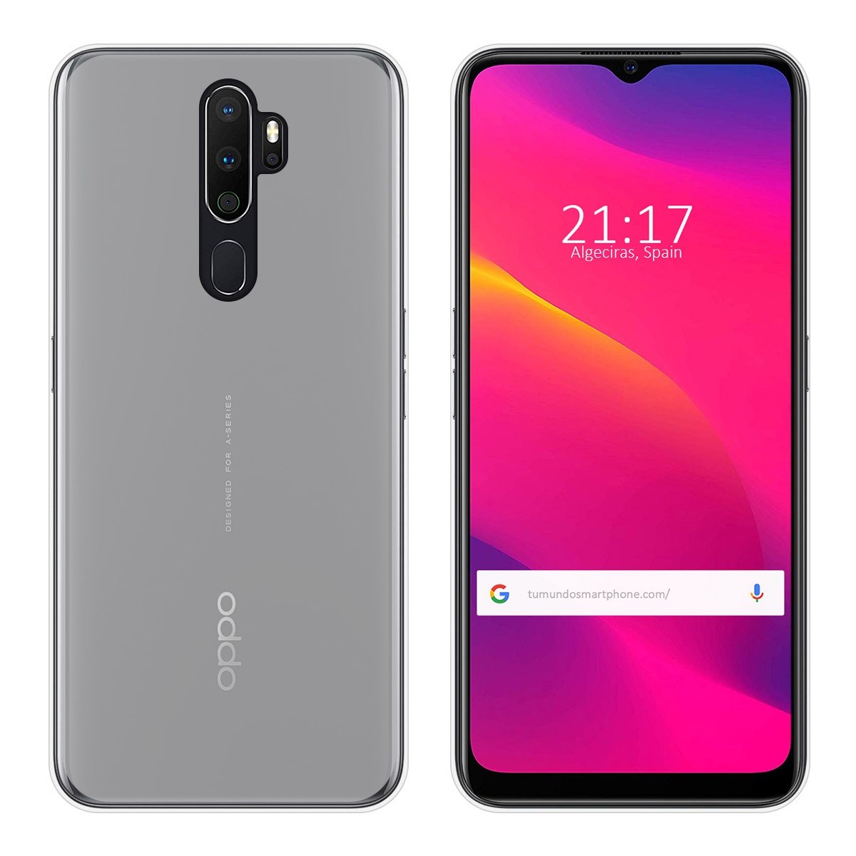 Funda Gel Tpu para Oppo A5 2020 Color Transparente
