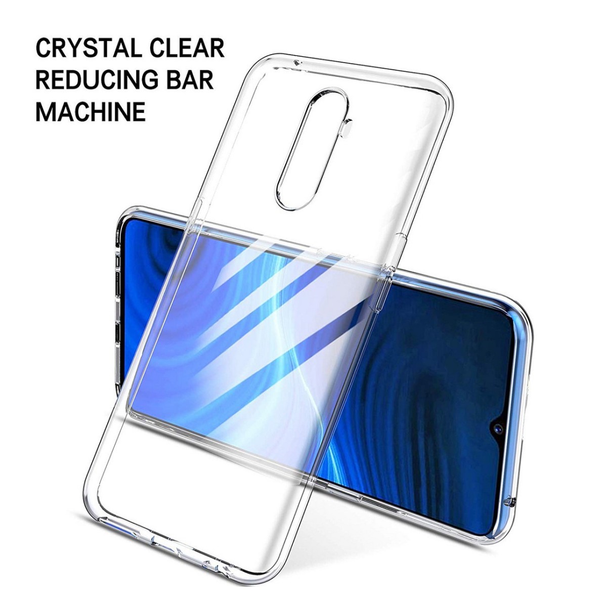 Funda Gel Tpu Fina Ultra-Thin 0,5mm Transparente para Realme X2 Pro