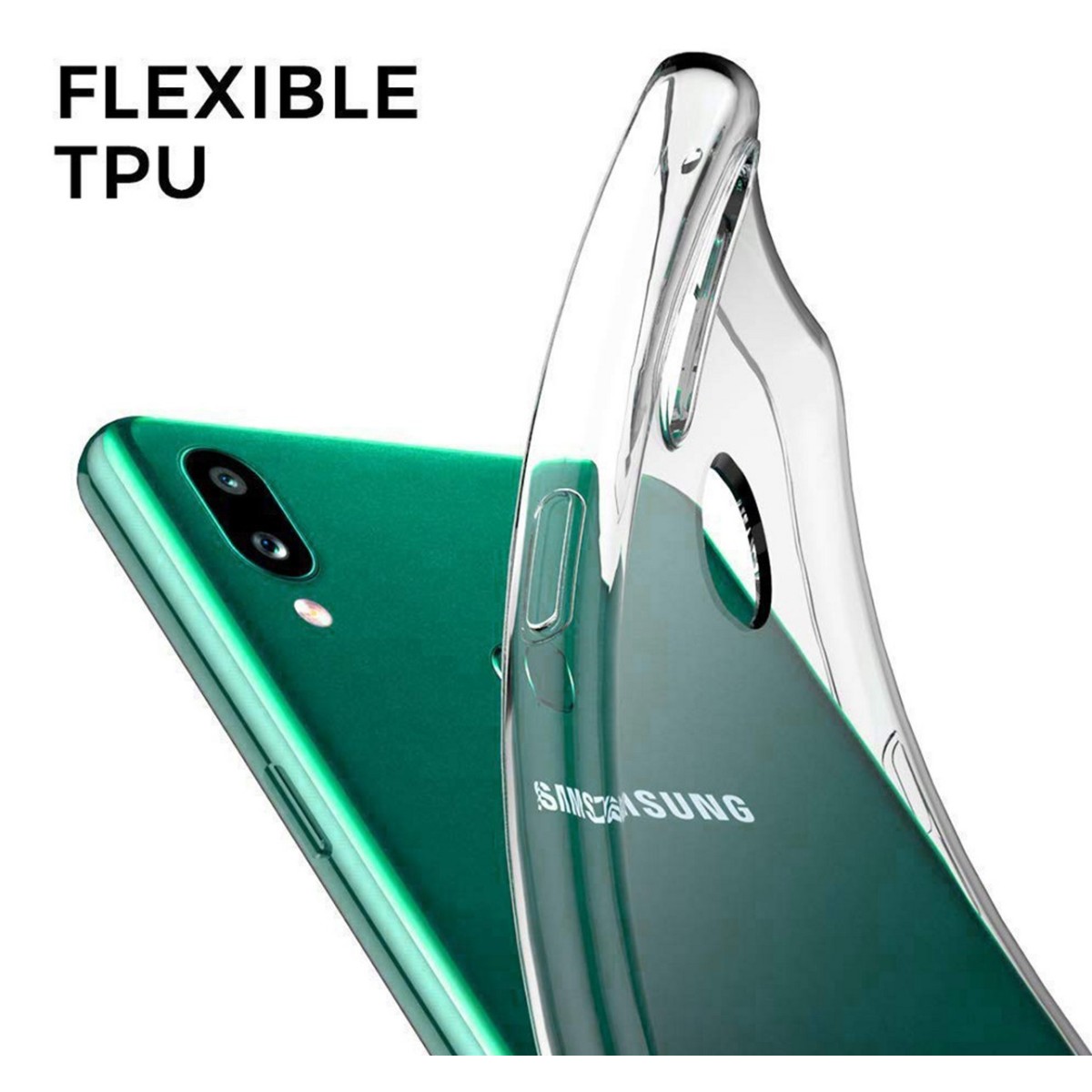 Funda Gel Tpu Fina Ultra-Thin 0,5mm Transparente para Samsung Galaxy A10s