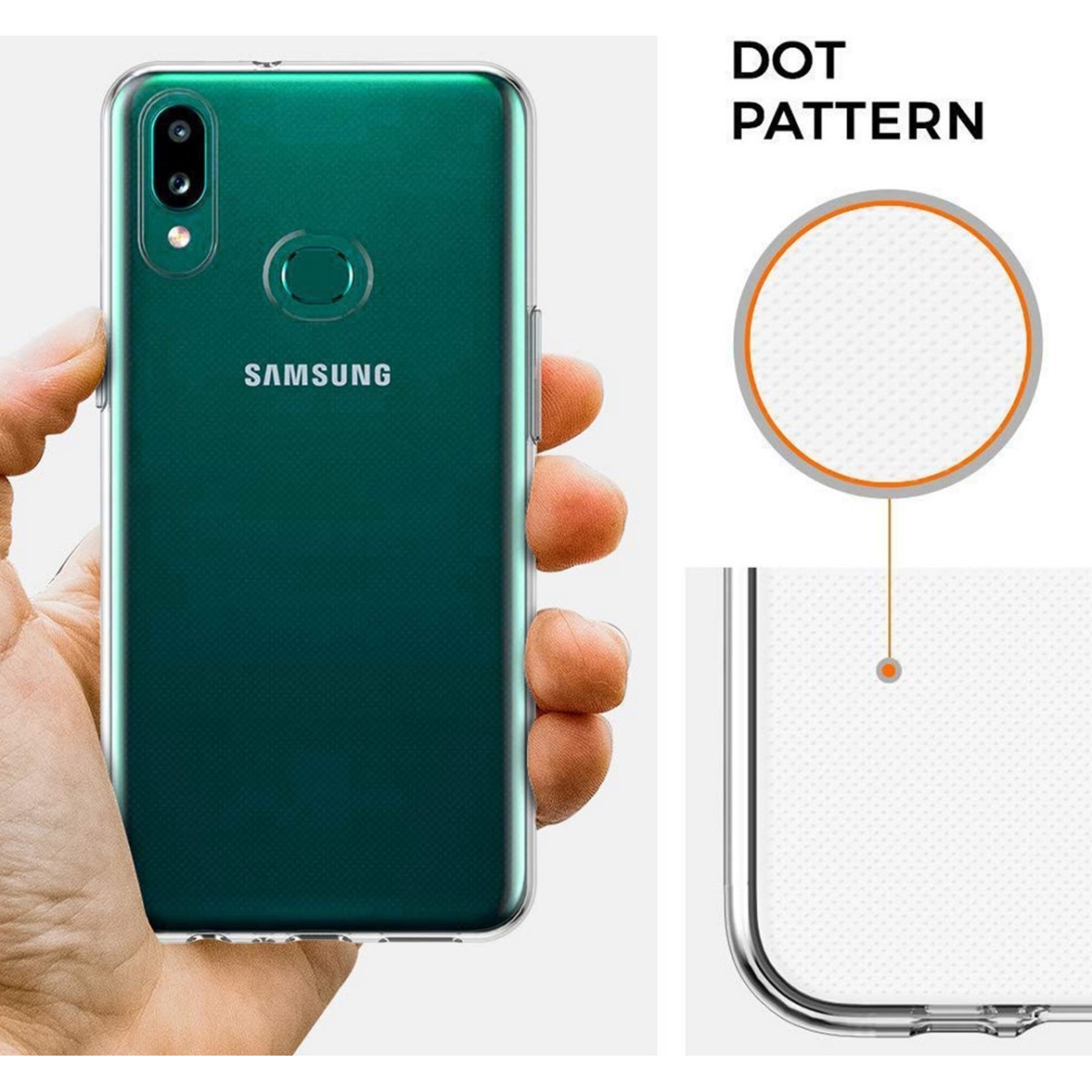 Funda Gel Tpu Fina Ultra-Thin 0,5mm Transparente para Samsung Galaxy A10s