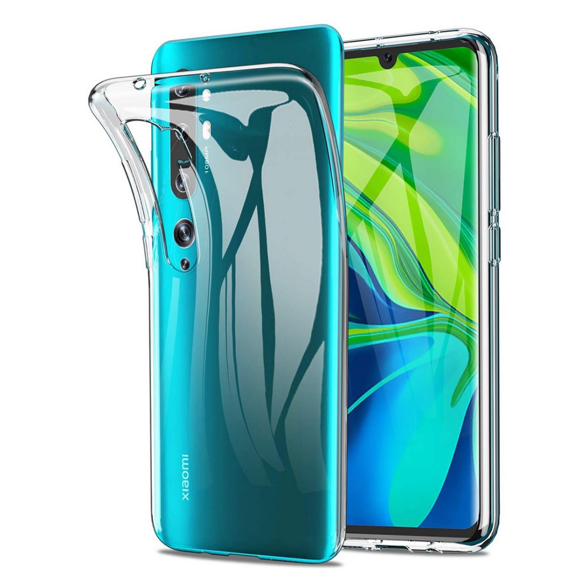 Funda Gel Tpu Fina Ultra-Thin 0,5mm Transparente para Xiaomi Mi Note 10