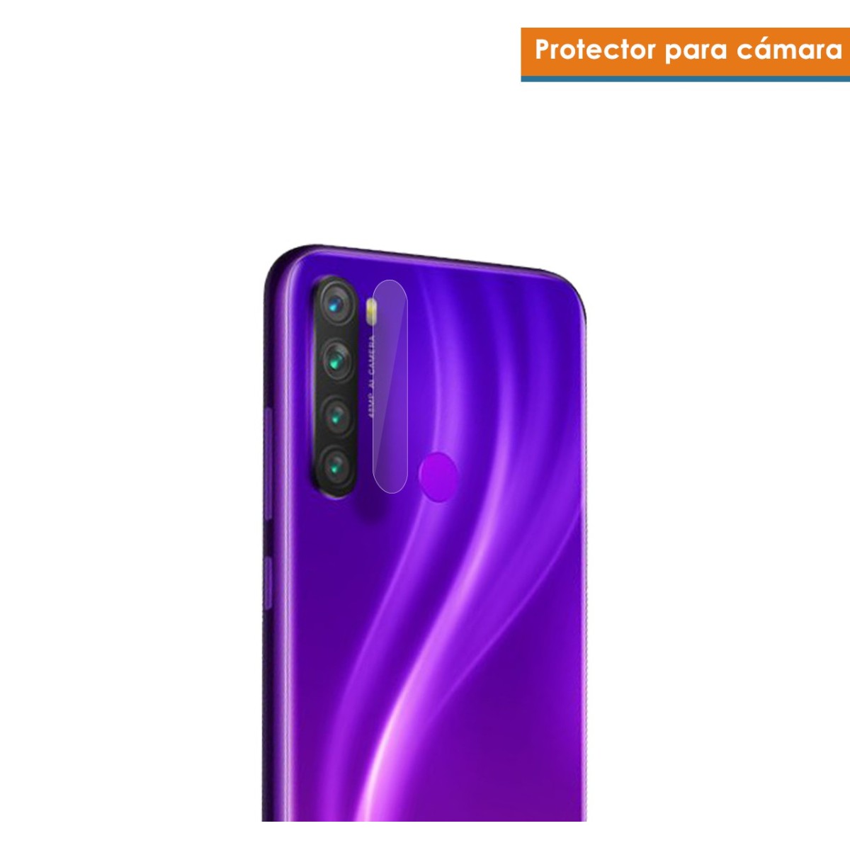 Protector Cristal Templado Cámara Trasera para Xiaomi Redmi Note 8T Vidrio