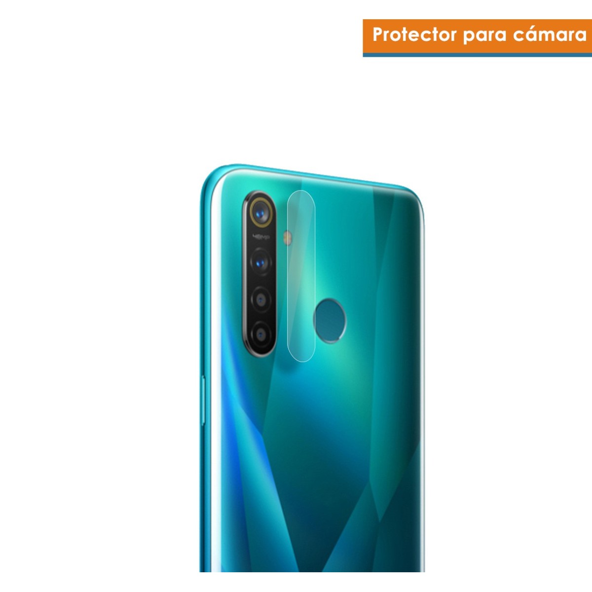 Protector Cristal Templado Cámara Trasera para Realme 5 Pro Vidrio