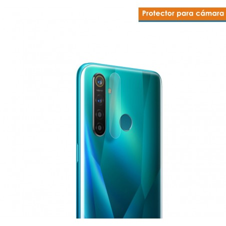 Protector Cristal Templado Cámara Trasera para Realme 5 Pro Vidrio