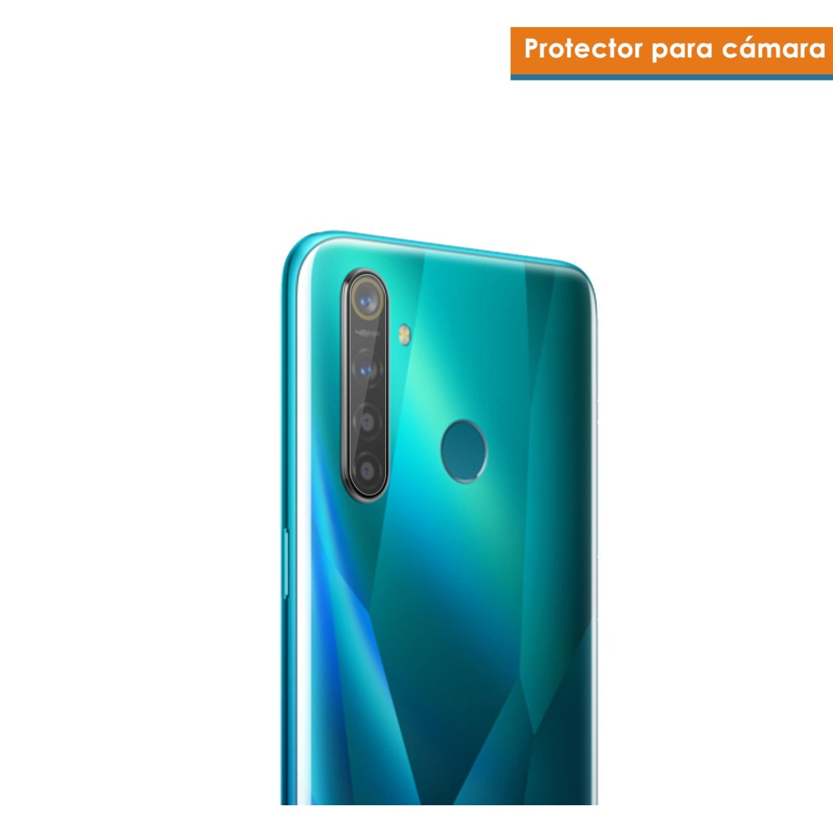 Protector Cristal Templado Cámara Trasera para Realme 5 Pro Vidrio