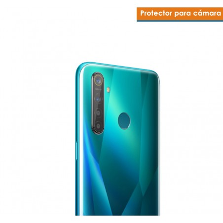 Protector Cristal Templado Cámara Trasera para Realme 5 Pro Vidrio