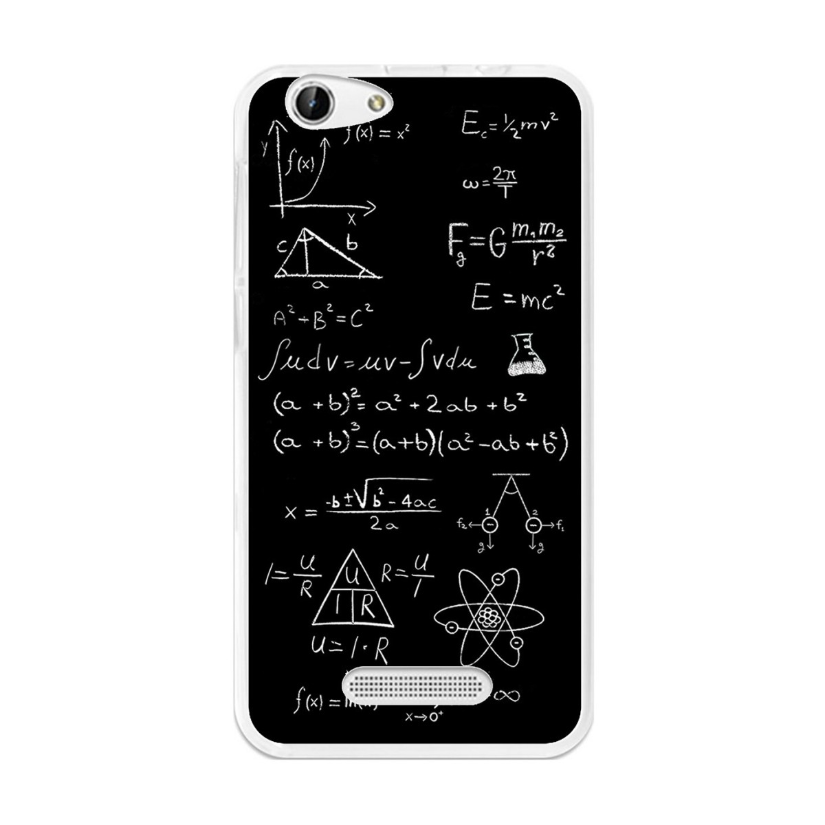 Funda Gel Tpu para Cubot Note S / Dinosaur  Diseño Formulas Dibujos