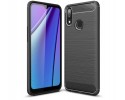 Funda Gel Tpu Tipo Carbon Negra para Samsung Galaxy A10s