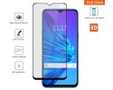 Protector Cristal Templado Completo 5D Full Glue Negro para Realme 5 / 5s / 5i / 6i Vidrio