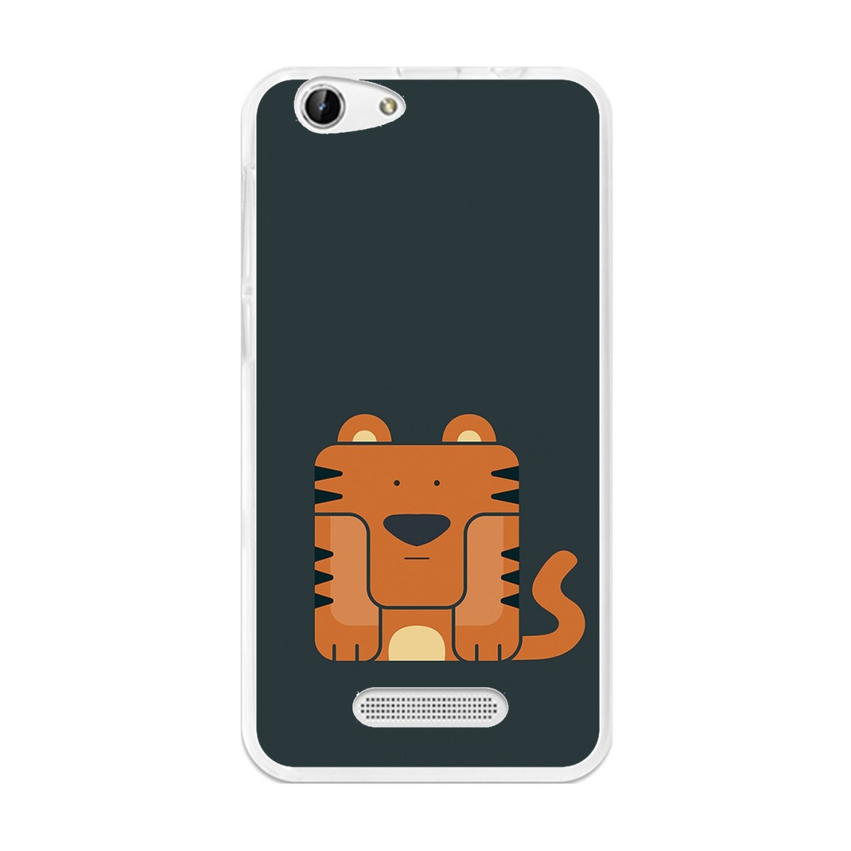 Funda Gel Tpu para Cubot Note S / Dinosaur  Diseño Tigre Dibujos