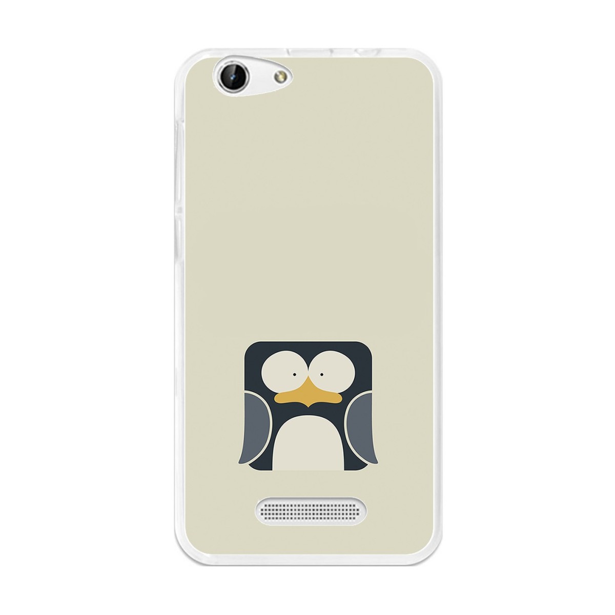Funda Gel Tpu para Cubot Note S / Dinosaur  Diseño Pingüino Dibujos