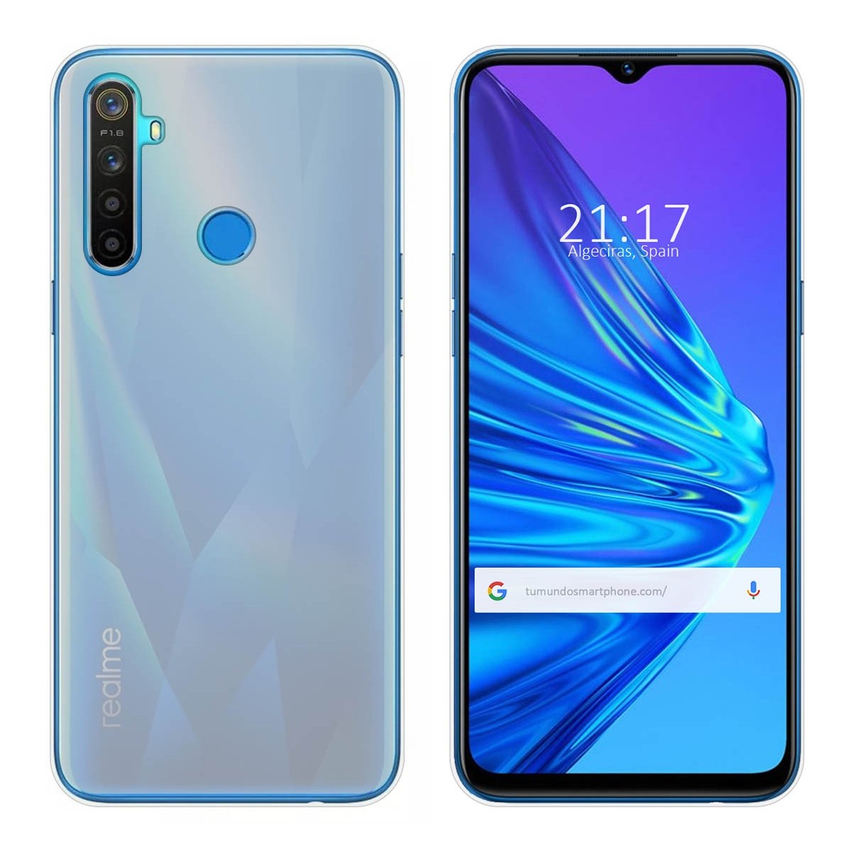 Funda Gel Tpu para Realme 5 / 5s / 5i / 6i Color Transparente