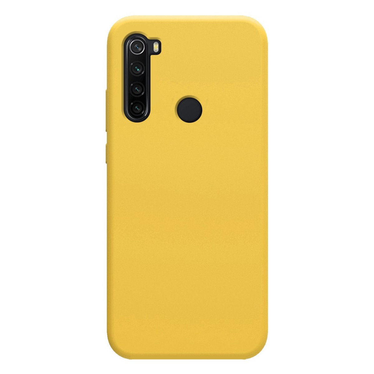 Funda Silicona Líquida Ultra Suave para Xiaomi Redmi Note 8T color Amarilla