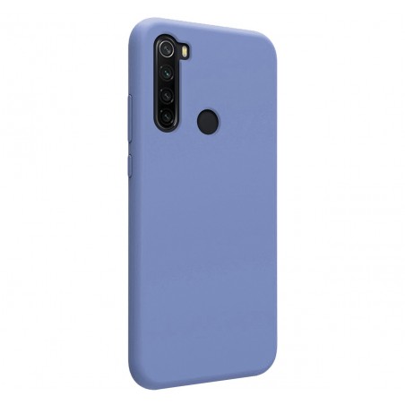Funda Silicona Líquida Ultra Suave para Xiaomi Redmi Note 8T color Azul Celeste