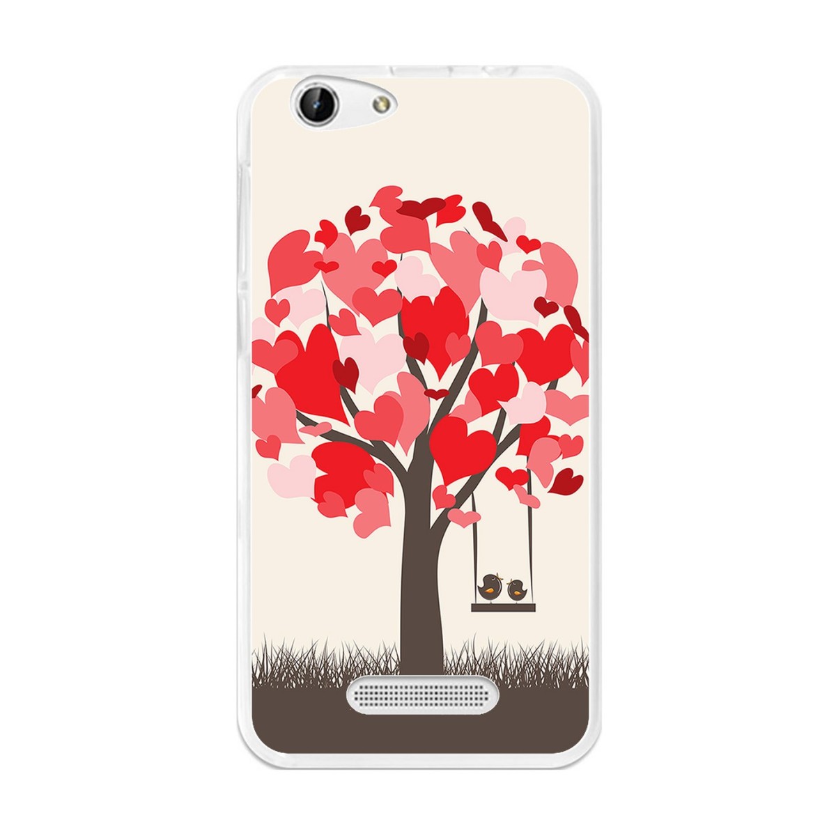 Funda Gel Tpu para Cubot Note S / Dinosaur  Diseño Pajaritos Dibujos