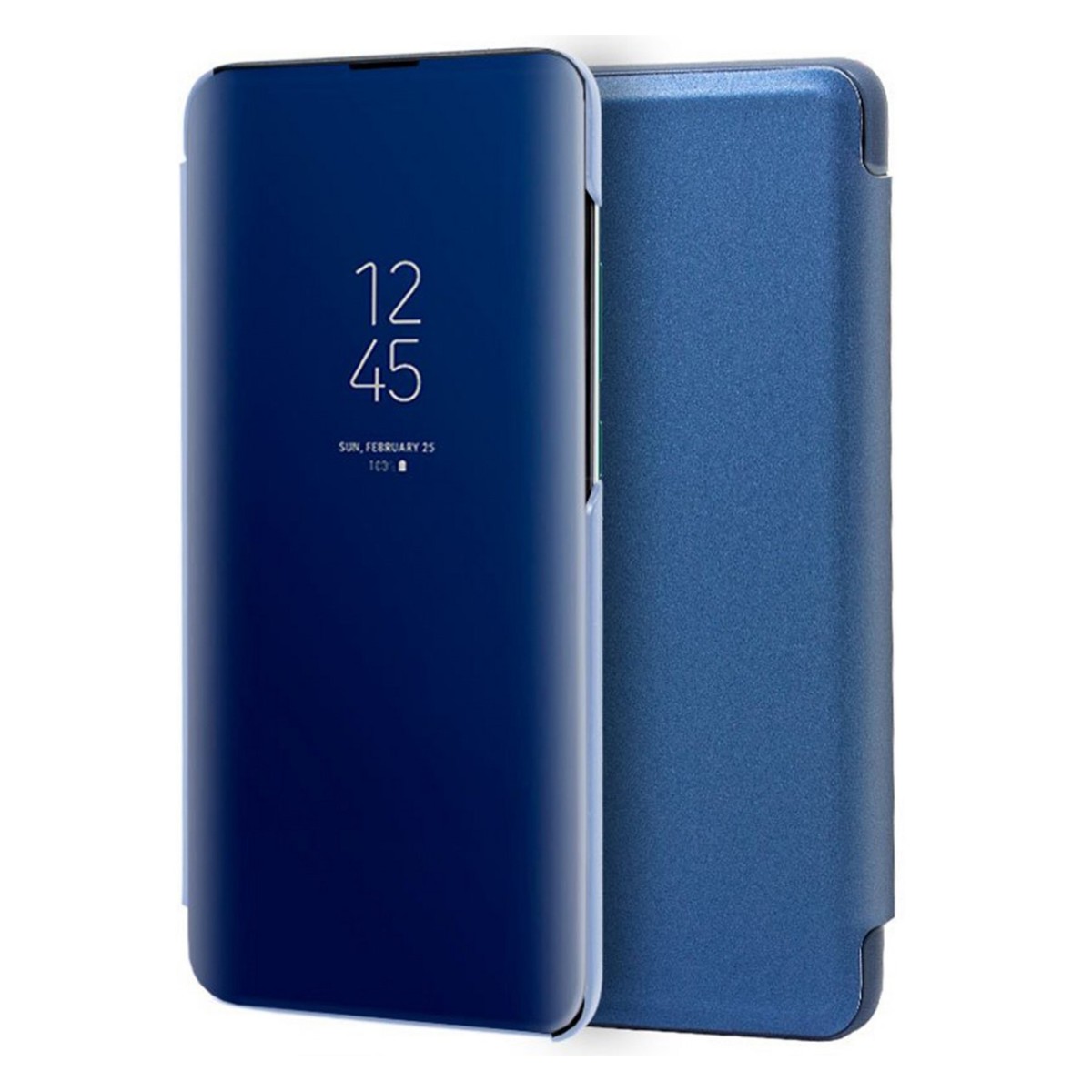 Funda Flip Cover Clear View para Xiaomi Redmi Note 8T color Azul