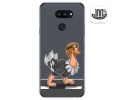 Funda Gel Transparente para Lg K40S diseño Avestruz Dibujos