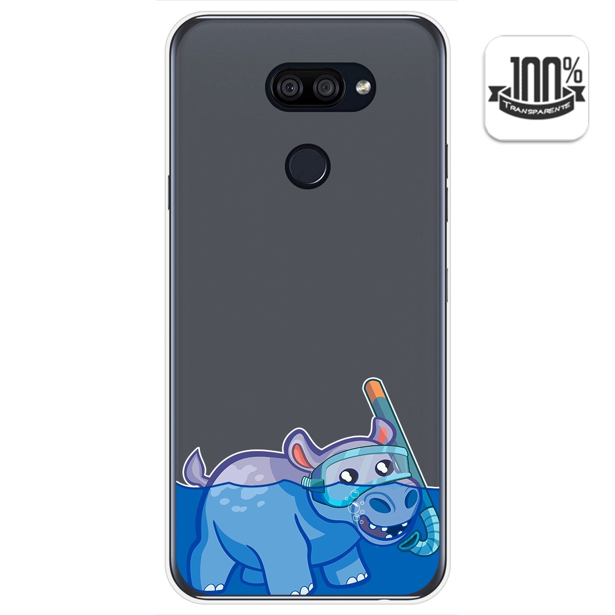 Funda Gel Transparente para Lg K40S diseño Hipo Dibujos