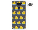 Funda Gel Transparente para Lg K40S diseño Pato Dibujos