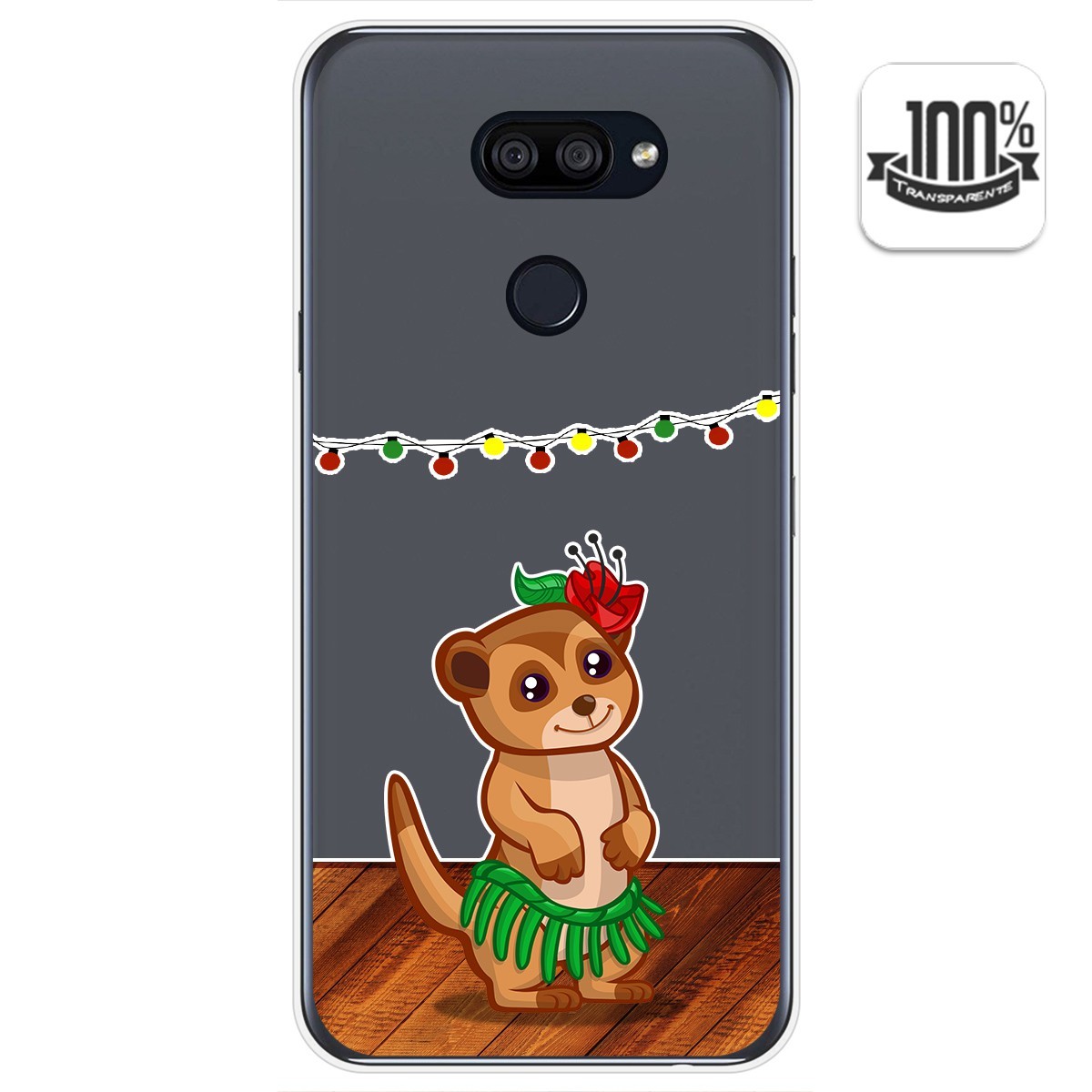 Funda Gel Transparente para Lg K40S diseño Suricata Dibujos