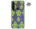 Funda Gel Transparente para Motorola Moto G8 Plus diseño Cactus Dibujos