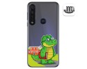 Funda Gel Transparente para Motorola Moto G8 Plus diseño Coco Dibujos