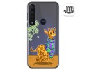 Funda Gel Transparente para Motorola Moto G8 Plus diseño Jirafa Dibujos