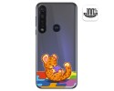 Funda Gel Transparente para Motorola Moto G8 Plus diseño Leopardo Dibujos