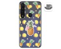 Funda Gel Transparente para Motorola Moto G8 Plus diseño Piña Dibujos