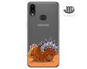 Funda Gel Transparente para Samsung Galaxy A10s diseño Bufalo Dibujos