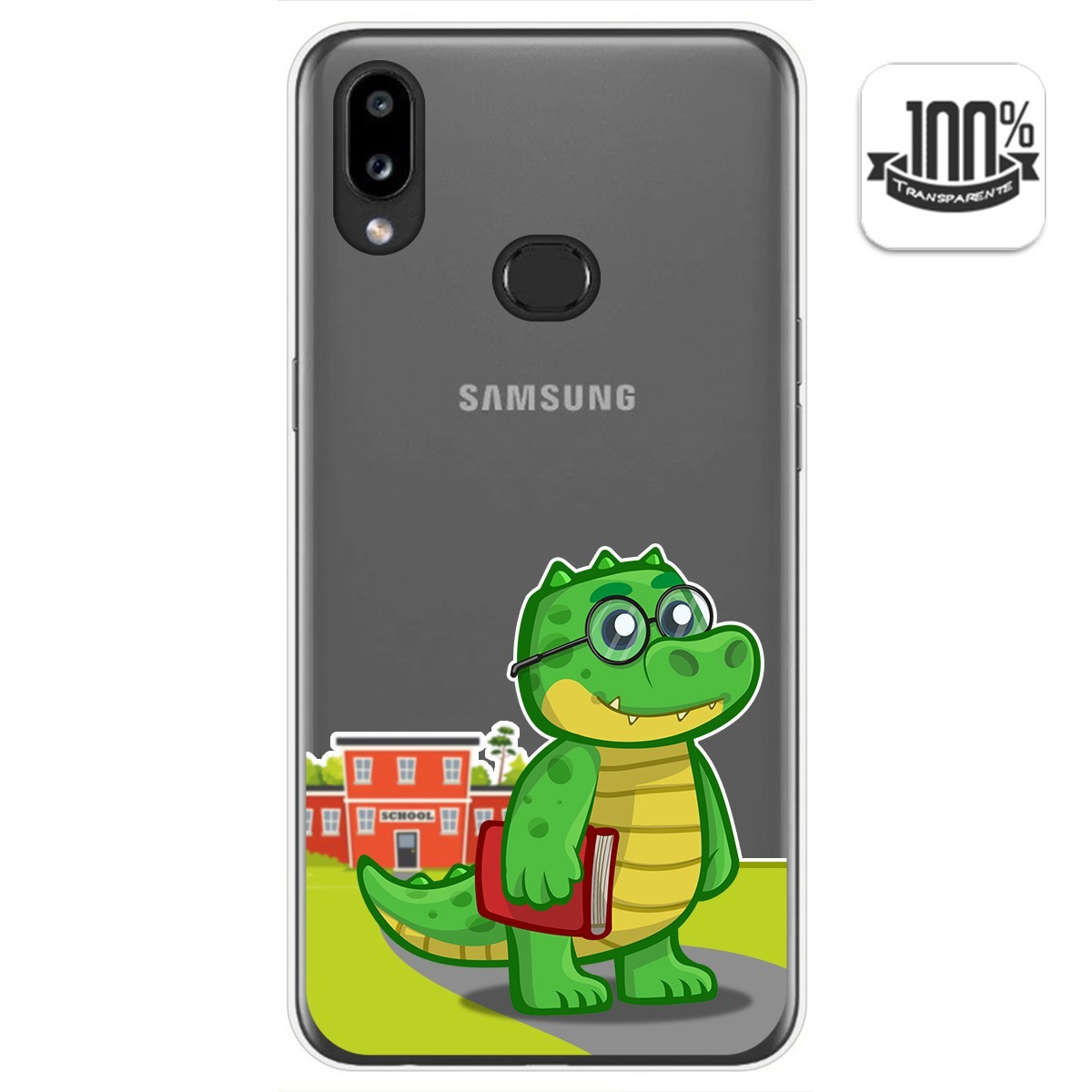 Funda Gel Transparente para Samsung Galaxy A10s diseño Coco Dibujos