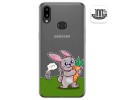 Funda Gel Transparente para Samsung Galaxy A10s diseño Conejo Dibujos