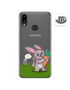 Funda Gel Transparente para Samsung Galaxy A10s diseño Conejo Dibujos