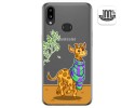Funda Gel Transparente para Samsung Galaxy A10s diseño Jirafa Dibujos