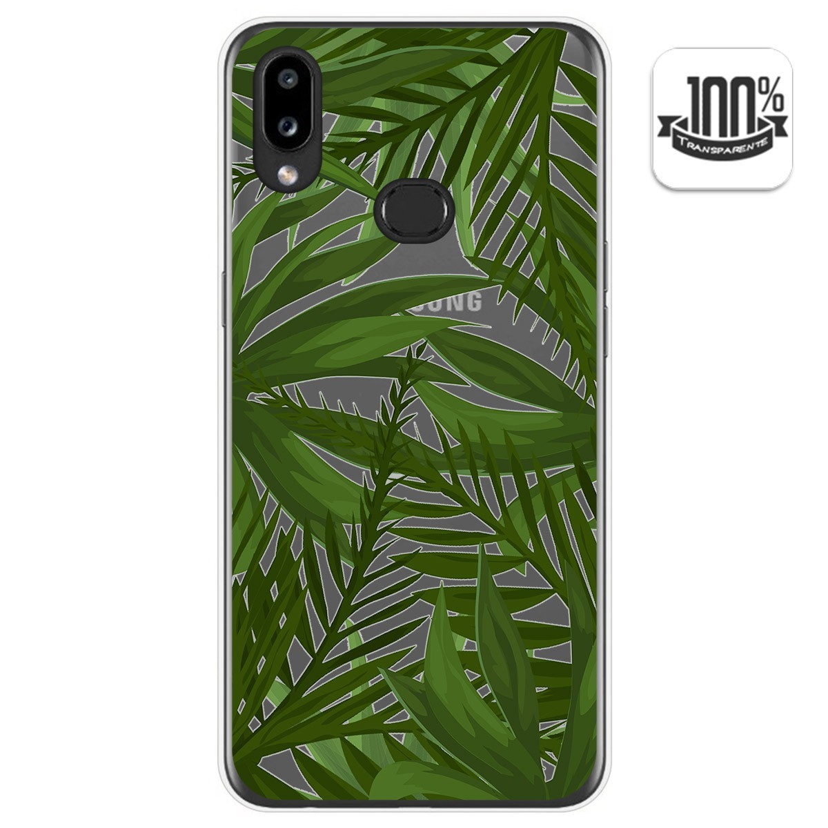 Funda Gel Transparente para Samsung Galaxy A10s diseño Jungla Dibujos