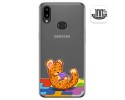 Funda Gel Transparente para Samsung Galaxy A10s diseño Leopardo Dibujos