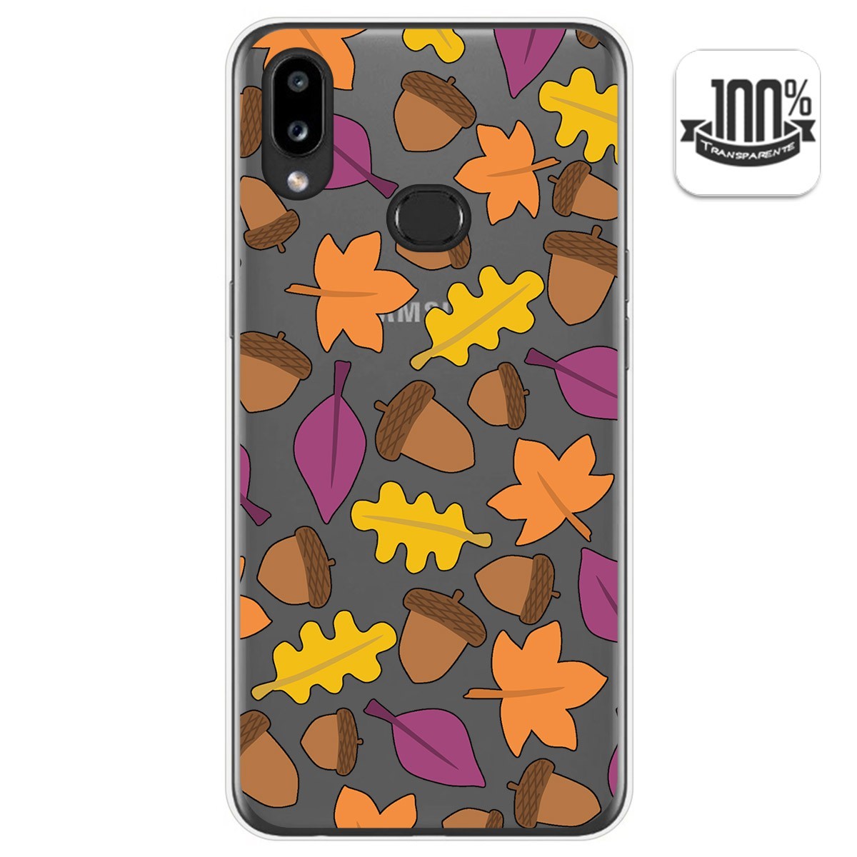 Funda Gel Transparente para Samsung Galaxy A10s diseño Otoño Dibujos