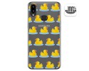 Funda Gel Transparente para Samsung Galaxy A10s diseño Pato Dibujos