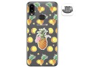 Funda Gel Transparente para Samsung Galaxy A10s diseño Piña Dibujos