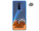 Funda Gel Transparente para Realme X2 Pro diseño Bufalo Dibujos