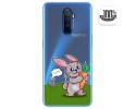 Funda Gel Transparente para Realme X2 Pro diseño Conejo Dibujos