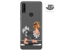 Funda Gel Transparente para Alcatel 3X 2020 diseño Avestruz Dibujos