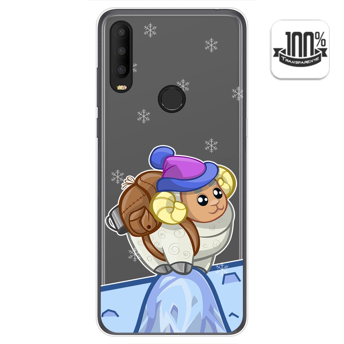Funda Gel Transparente para Alcatel 3X 2020 diseño Cabra Dibujos