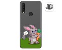 Funda Gel Transparente para Alcatel 3X 2020 diseño Conejo Dibujos