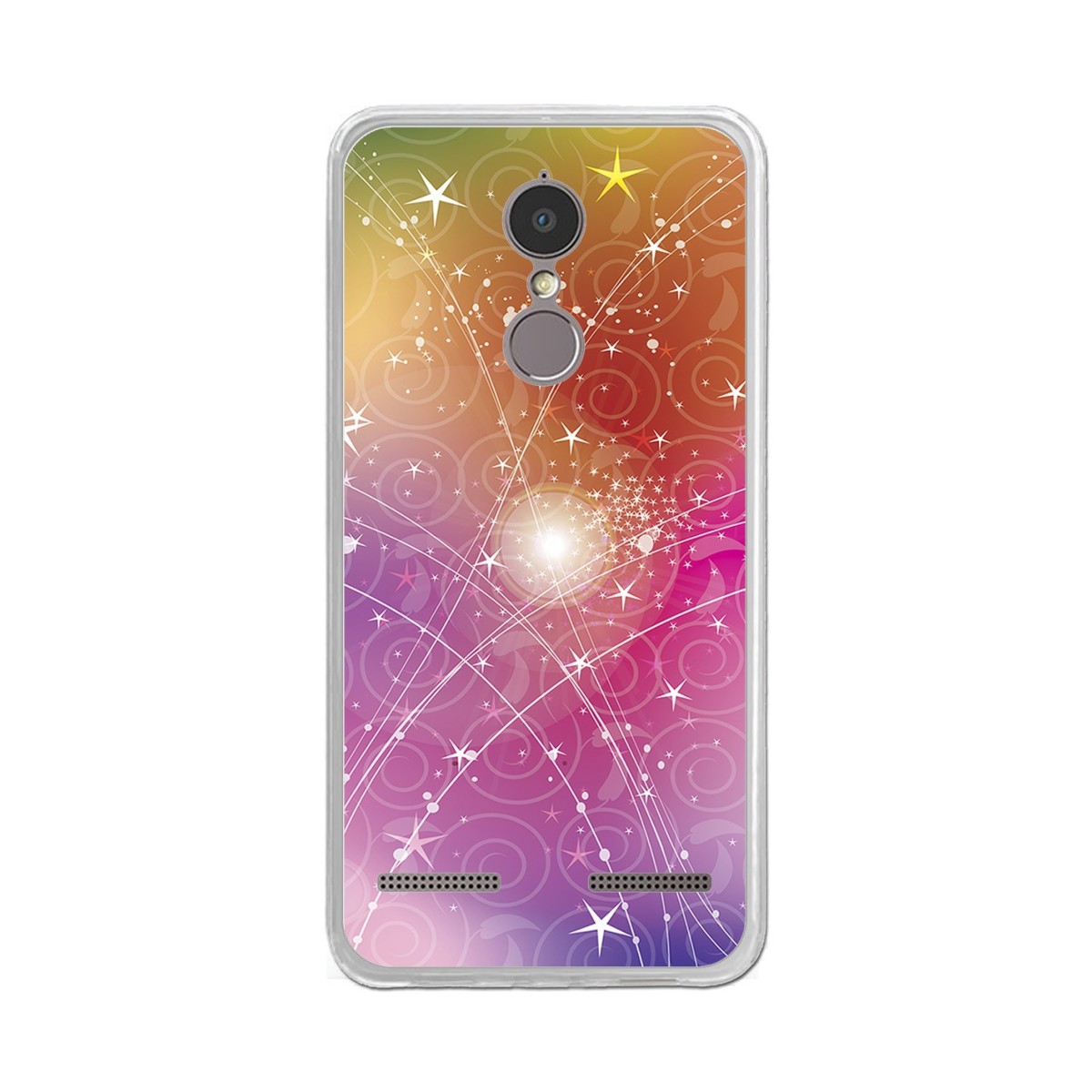 Funda Gel Tpu para Lenovo K6 4G 5" Diseño Abstracto Dibujos