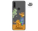 Funda Gel Transparente para Alcatel 3X 2020 diseño Jirafa Dibujos