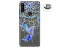 Funda Gel Transparente para Alcatel 3X 2020 diseño Plumas Dibujos
