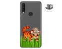 Funda Gel Transparente para Alcatel 3X 2020 diseño Tigre Dibujos
